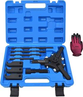 Gj-57 General Harmonic Balancer Damper Pulley Puller Kit Compatible With Ford Gm Chrysler Cad