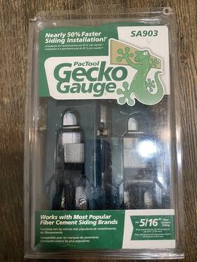 Sa903 General Pactool Gecko Gauge 5/16 Inch Fiber Cement Siding Installation Tool 2 Pieces
