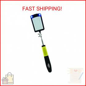 80560 General Tools 031112657356 Telescoping Led Lighted Inspection Mirror 360 Swivel For Ex