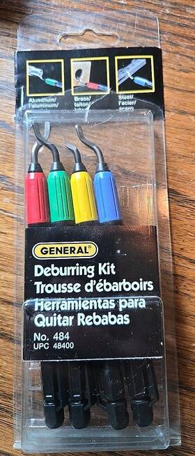 General Tools 038728484017 4 Piece Deburring Kit #484
