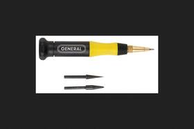 707088 General Tools 038728707086 Carbide Scriber And Awl Set With 3 Interchangeable Tips Blac
