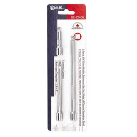 Be-22406 Genius Tools 668233864235 3 Piece 1/4 Inch Dr. Wobble Extension Bar Set