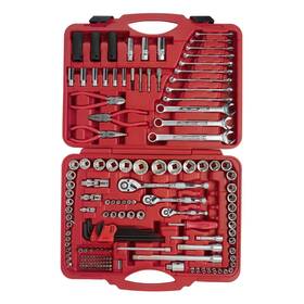 Ac-234161r Genius Tools 161 Piece 1/4 Inch 3/8 And 1/2 Dr. Metric Sae Master Set - Ac-234