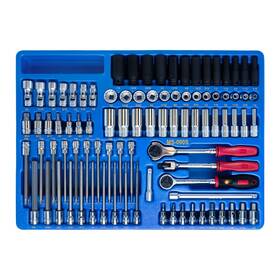 Ms-090s Genius Tools Sae Mechanics Tool Set 90 Piece 3/8 Inch Drive Comprehensive Soc