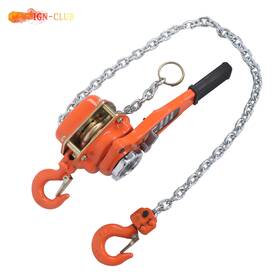 Icc2324031 Genrics 1650lbs/0.75ton Capacity Manual Lever Chain Hoist 5 Ft Come Along G80