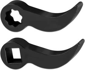 Prybarwrench-2 Gfdoso 2 Pcs Pry Bar Wrench Adaptor Head - Style Crowbar Adapter Tools Fits 1/2 Inch
