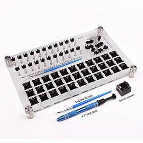 Gliging 709175738151 33 Switch Tester Opener Acrylic Lube Station Diy Double-deck Removal P
