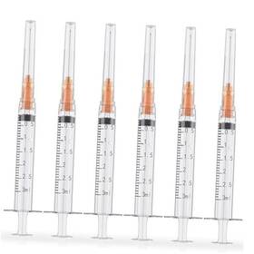 Godcreat 711582467654 25pcs 3ml Syringes With 25 Gauge 1 Inch Needle Luer Lock 25g-25pcs