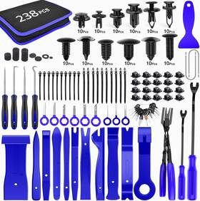 Grc-265  Gooacc 238pcs Car Trim Removal Tool Set - Auto Push Pin Retainer Clips And Pliers For