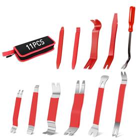 Grc-280 Gooacc 11pcs Trim Removal Tool Kit Metal And Nylon Pry Tools Set For Car Door Panel