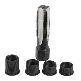 25649 Great Neck Saw 14mm Cylinder Head Rethreaded Kit Mechanic S Tool M14 Rethreader