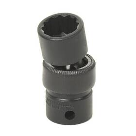 1116u Grey Pneumatic 3/8 Inch Drive X 1/2 Standard Length Universal Socket