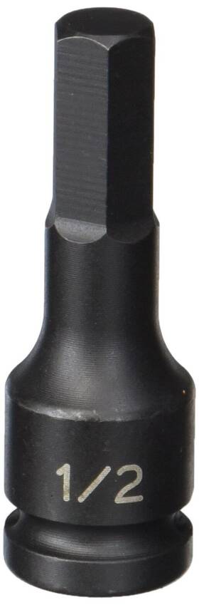 2916f Grey Pneumatic 729440470333 1/2 Inch Drive X Hex Driver Socket
