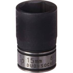 81015m Grey Pneumatic 3/8 Inch Drive X 15mm Standard Length Duo-socket 6 Point