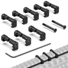 Cgm908 Guardtier 793101204360 Picatinny Pressure Switch Cable Management Guides 8 Pack Flashl