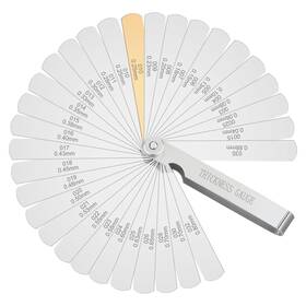 Guslcez Sc202505072 Stainless Steel Feeler Gauge 32-blade 0.04-0.88 Mm 0.0015-0.035 Inch Precis