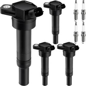 Gy-036 Gybenzi 4pcs Ignition Coil And Spark Plug Fit For Hyundai Elantra Tucson Kia Soul Forte 1