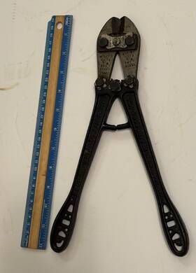 No.12x-1855 H.k.porters Vtg Hkp H.k. Porter No. 12x-1855 Cutter For 1/4 Inch Bolts And 3/16 Rods Usa Made
