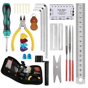 Hanbangabc 782908299969 28pcs Professional Guitar Repair And Maintenance Tool Kit With Wire Plier St