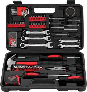 Hantinstina 313043043010 149-piece General Hand Tool Kit - Essential Home Toolkits With Plastic Toolbox S