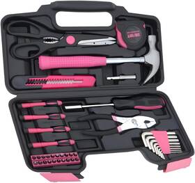 Hantinstina 788567301425 39-piece Household Tools Kit - Comprehensive And Essential Repair Set Ideal F
