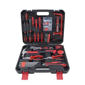 Hantinstom 788567605899 Household Tools Kit Essential Home Repair Set With Plastic Toolbox