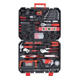 Hantinstom 788567605905 237-piece Household Tools Kit Essential Home Repair Set With Plastic Toolbox