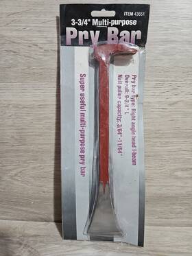 43651 Harbor Freight 9-3/4 Inch Multipurpose Pry Bar Nail-puller