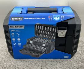81292 Hart 840092613180 215 Pc Mechanics Tool Set New