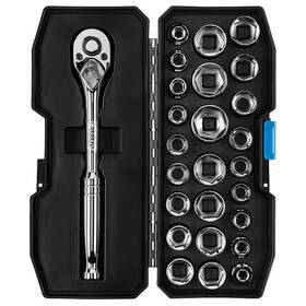 Hhmts309 Hart 26-piece 3/8-inch Mechanics Tool Set Chrome Finish
