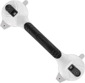Hhmts408 Hart Suction Cup Grab Bar With Indicators 15 Inch - 1.25 Diameter Adhesive Black B