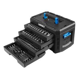 Hhmts424 Hart 215-pc Mechanics Tool Set Multi Drive Chrome Finish Socket Wrench Kit