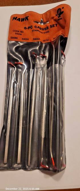 S9258 Hawk 6pc Pick Set #s9258 Stainless Steel In Case New