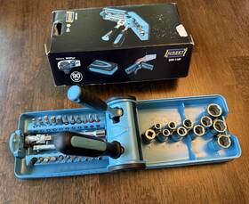 Hazet 000896233380 856-1hp Hiper 1/4 Inch Socket Set With Smartcase 38 Piece Set-new Open Box