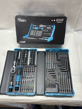 Tdw038411 Hazet 2200sc-31 Smartcase Bit Set With Ratchet 1/4 Inch Drive 73 Piece