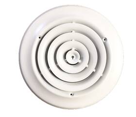 Hbw 963063154058 8 Inch Round Ceiling Diffuser White Powder Coated With Outside Dimension Of 12 F
