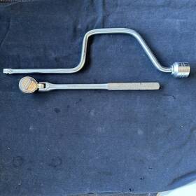 88jnr Head Thorsen 3/8 Inch Flex Ratchet And Wright 3445 Speed Drive Handle
