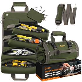 Rb02 Heavy Duty Tool Bag Roll Up Organizer For Men Women Portable Storag