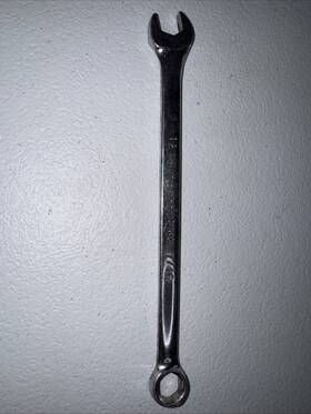 1214-lh Herbrand Vng #1214-lh 6point Van-chrome Polished 7/16 Inch Combination Wrench Usa