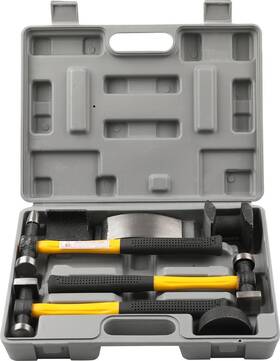 4350286862 Hfs R 7 Pcs Set Auto Body Fender Repair Tool Hammer Dolly
