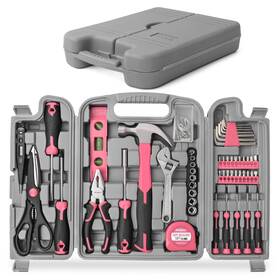 Hi-spec 884540165685 54pc Tool Set General Household Toolkit With Toolbox Storage Case P Inch