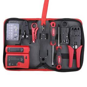 Dt30132 Hi-spec 9 Piece Network Cable Testing And Wiring Repair Tool Kit