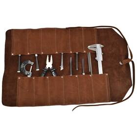 Hide & Drink 660042717658 Leather Tool Bag Roll Up 12 Slot Heavy Duty Organizer Ro