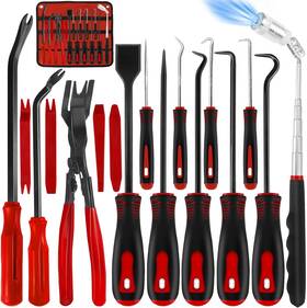 Hoch008 Hochferr 17 Pcs Long Pick Set Hook And Hose O-ring With Metal Scraper