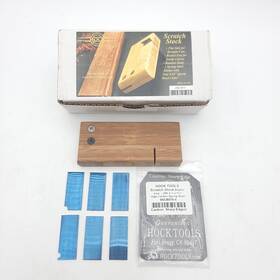 Scb075 Hock Scratch Stock Sharpening Tool Set Bamboo With 6 Blades And Instructions