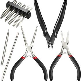 Honoson 711181865844 10 Pieces Metal Diy Model Tool Sets Tab Edge Cylinder Cone Shape Bending Assist