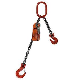 10asos3 Hsi 10asos3/8b-14 Sngl Leg Chain Slng Adjstbl Type B 3/8 In Dia 14ft L