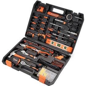 Ht1a 313112680696 Jellas 242-pc Household Tool Kit Toolbox Set For Home Repair And Diy Projects