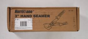 02-132 Hurricane 3 Inch Hand Seamer Sheet Metal Straight Jaw Tool Bender Flattening