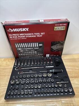 Huskey 037103379771 Husky Mechanics Tool Set In Eva Foam 94-piece